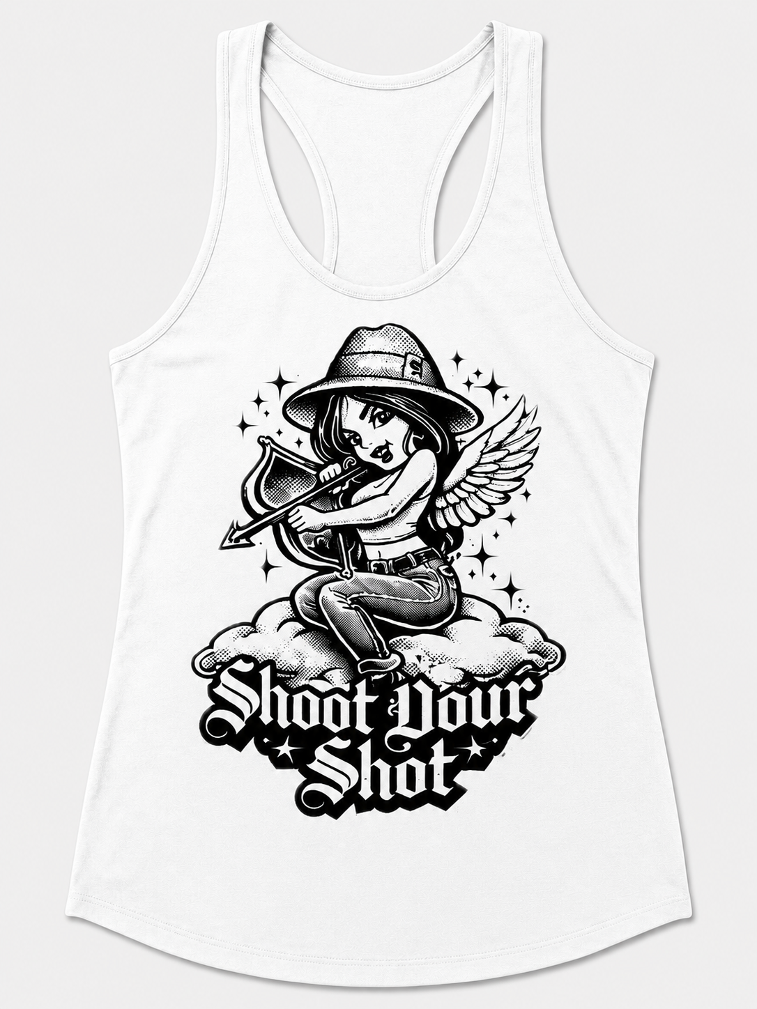Shoot your shot Racer Back Tank