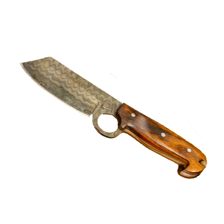 Damascus Steel Blade with Sheath