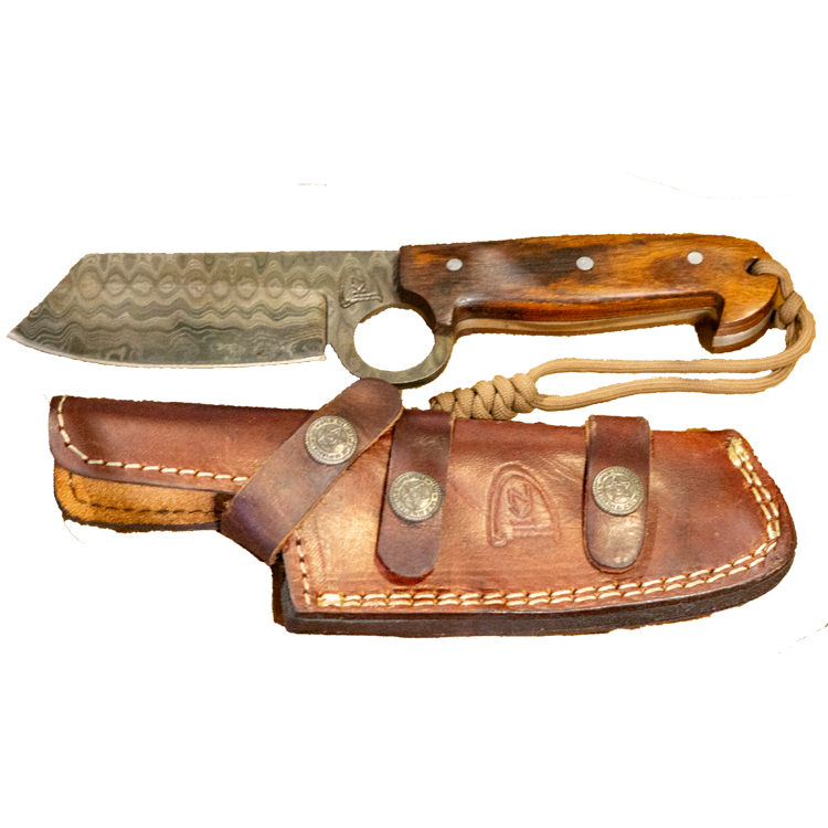 Damascus Steel Blade with Sheath