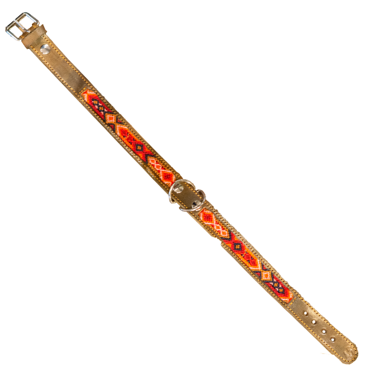 Mexican Beaded Dog Collars – Handmade Leather