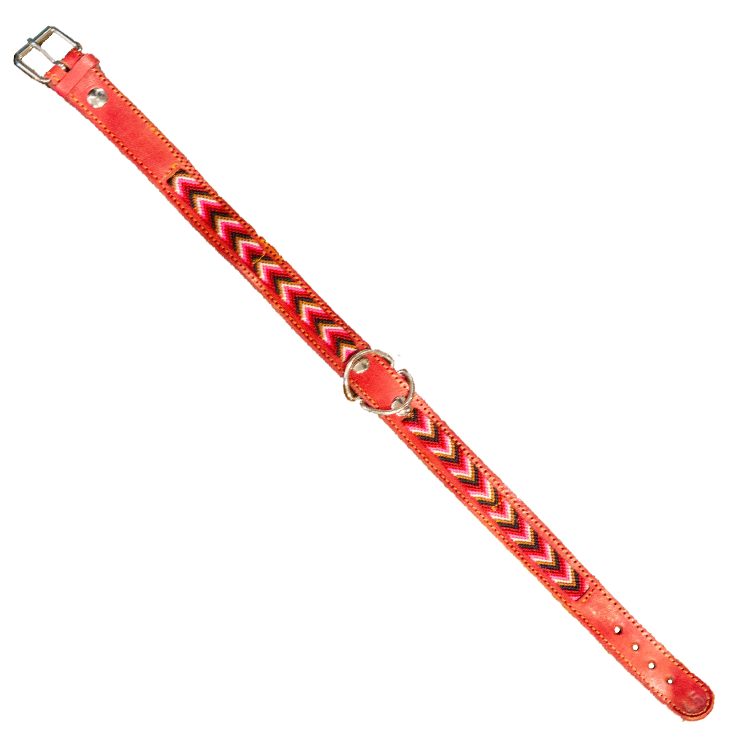 Mexican Beaded Dog Collars – Handmade Leather