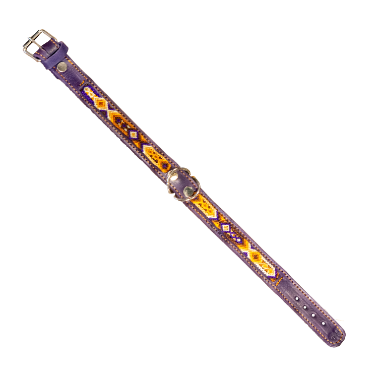 Mexican Beaded Dog Collars – Handmade Leather