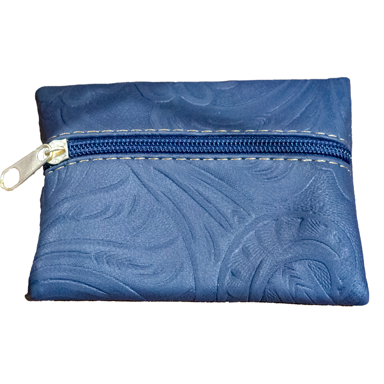 Mini Embossed Leather Coin Purse