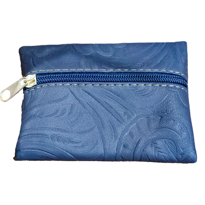 Mini Embossed Leather Coin Purse