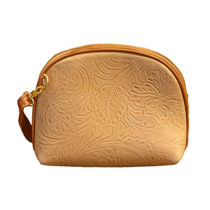 Embossed Leather Crossbody