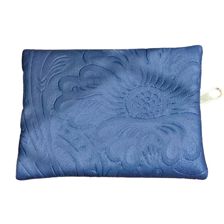 Mini Embossed Leather Coin Purse