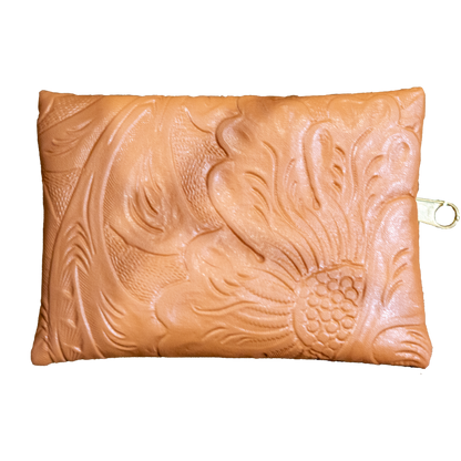 Mini Embossed Leather Coin Purse