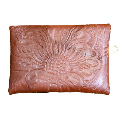 Mini Embossed Leather Coin Purse