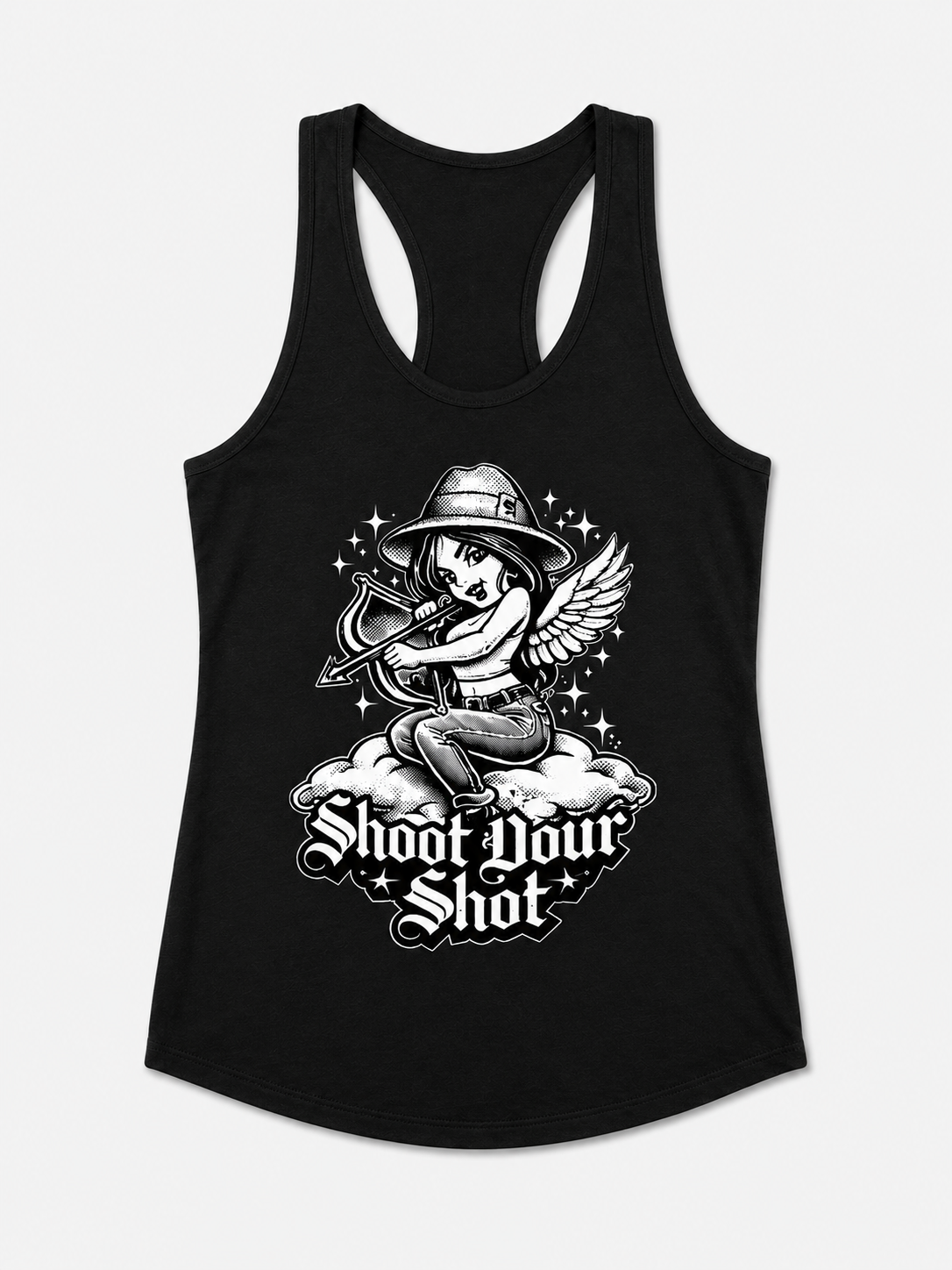 Shoot your shot Racer Back Tank