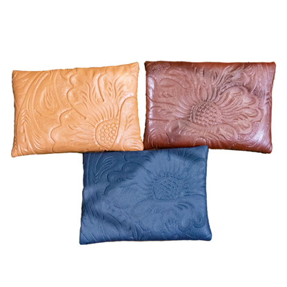 Mini Embossed Leather Coin Purse