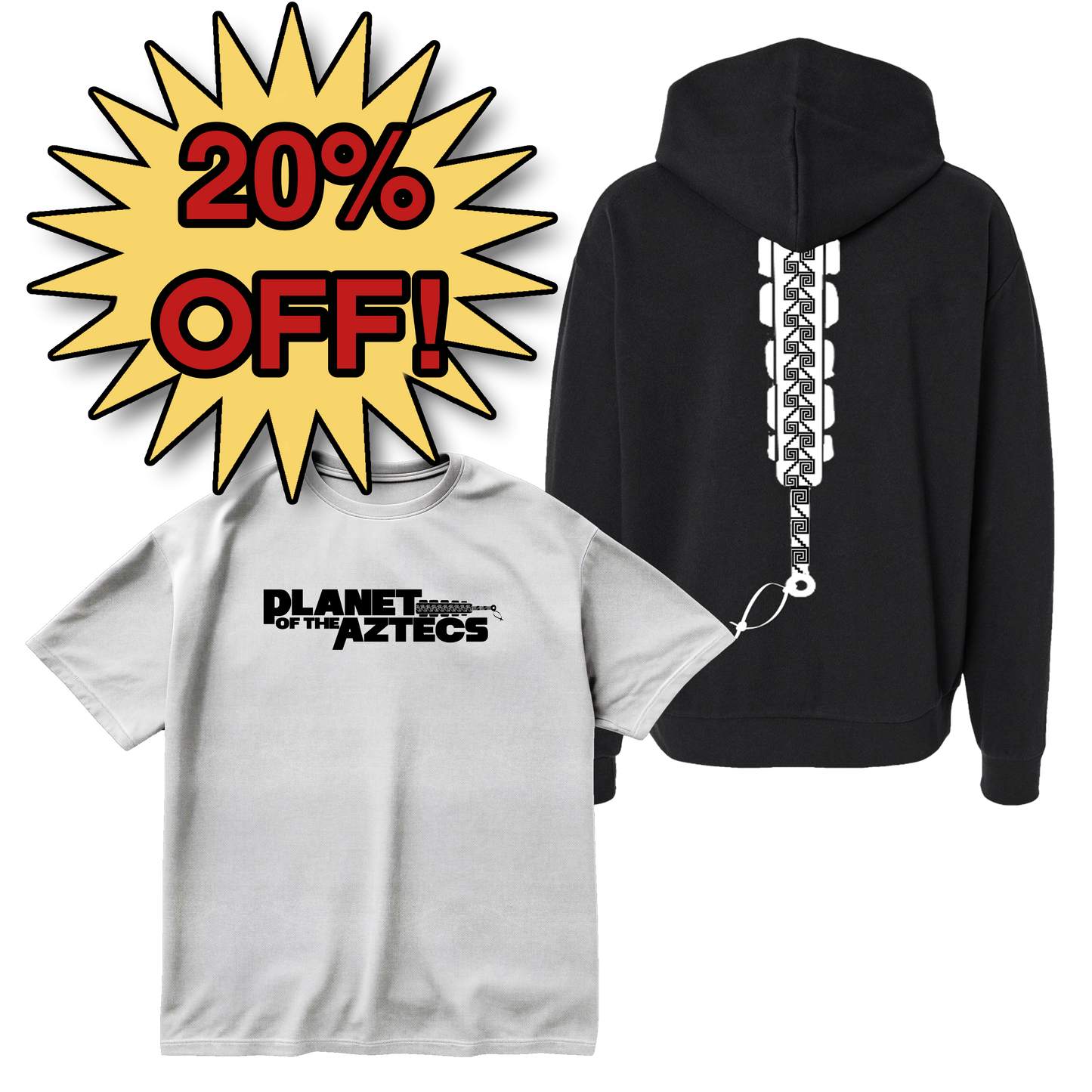 Planet Of The Aztecs - Hoodie & Tee Bundle