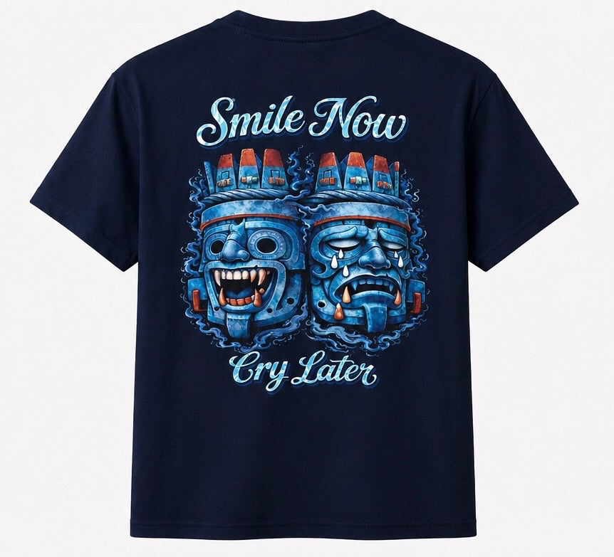 Tlaloc Smile Now Cry Later Navy