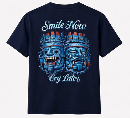 Tlaloc Smile Now Cry Later Navy