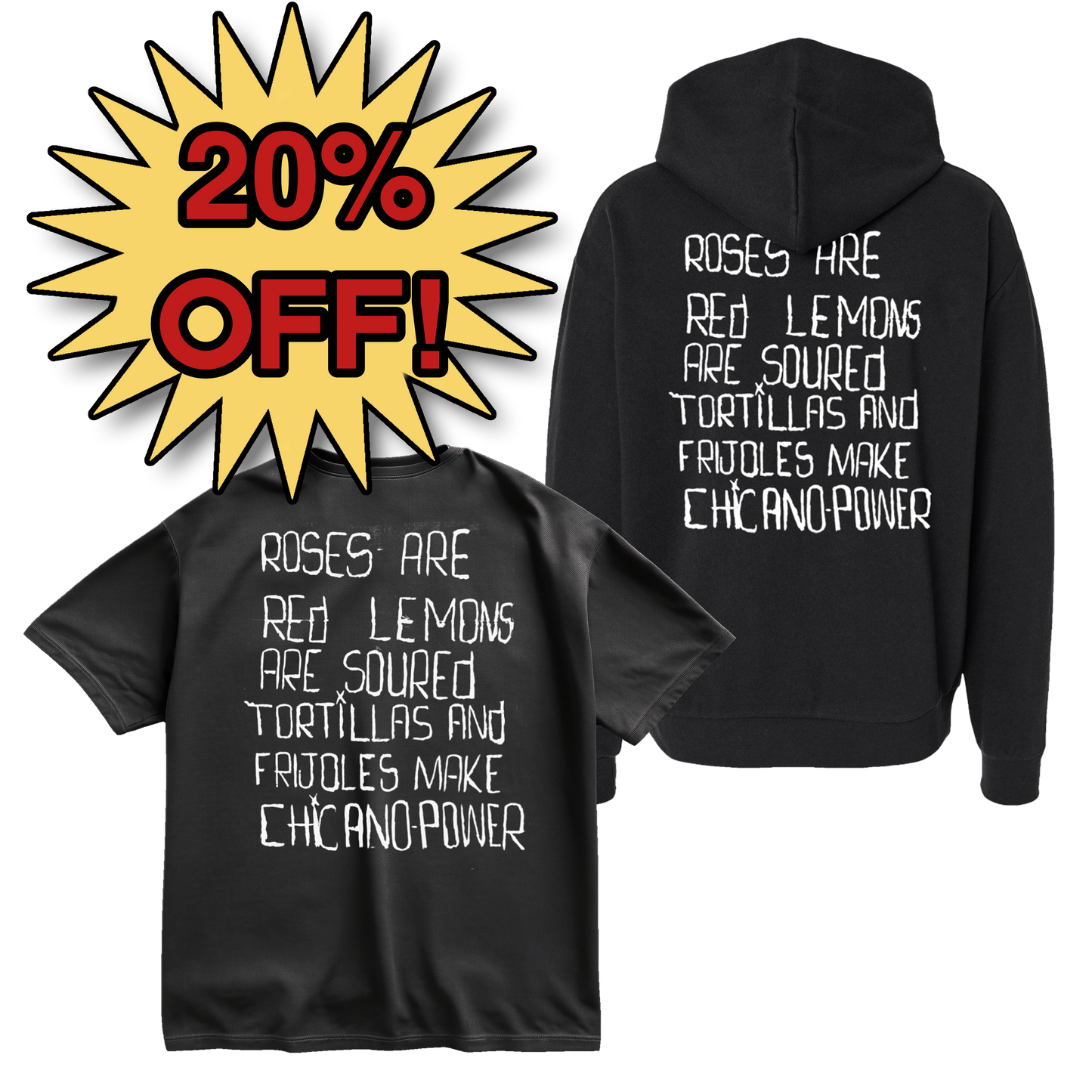 Roses Are Red - Hoodie & Tee Bundle