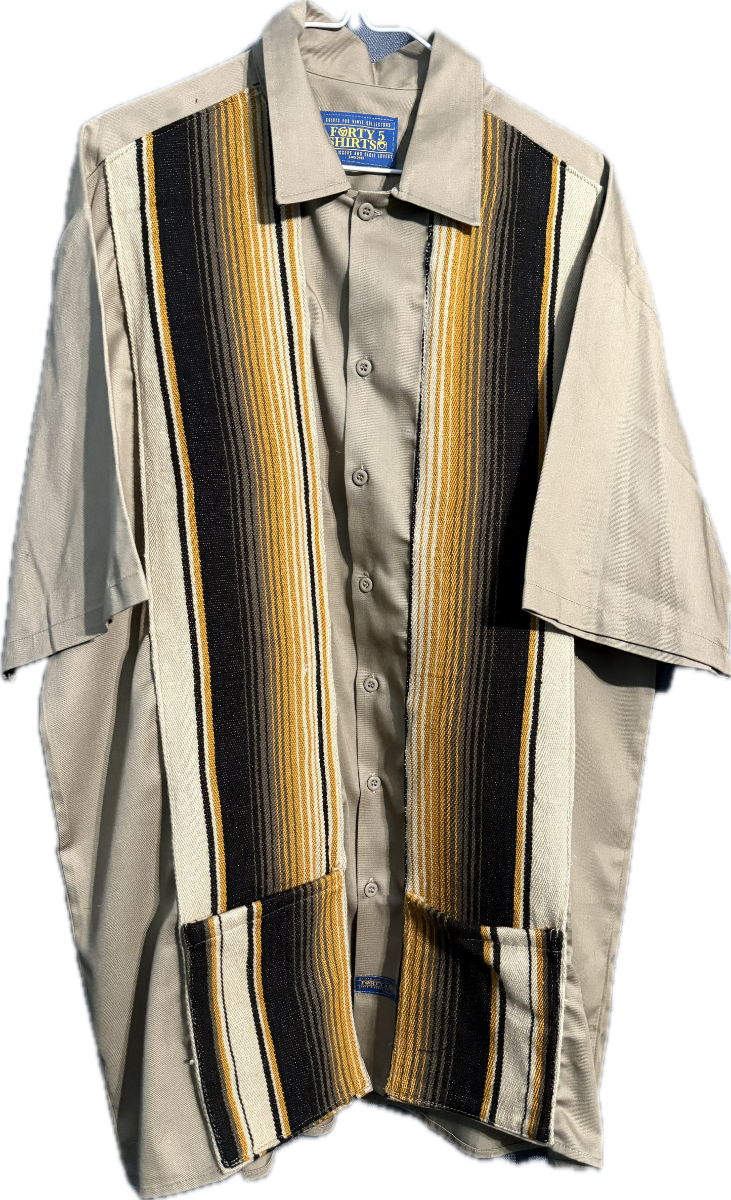 Short Sleeve Zarape Button Up