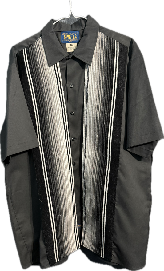 Short Sleeve Zarape Button Up