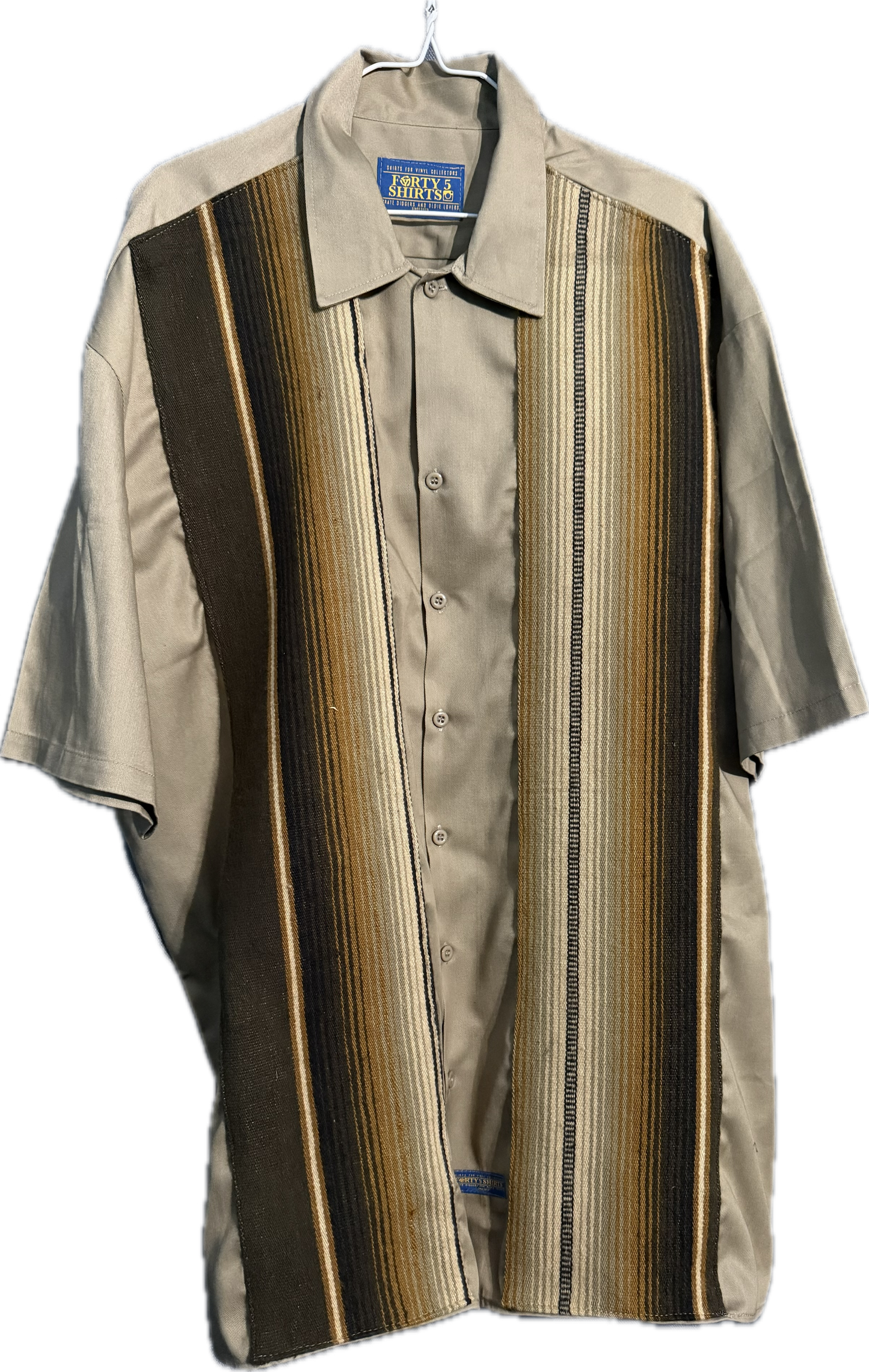 Short Sleeve Zarape Button Up