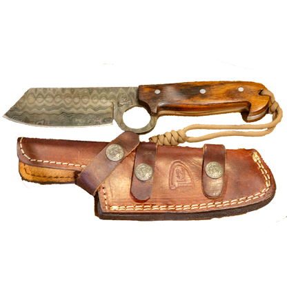 Damascus Steel Blade with Sheath
