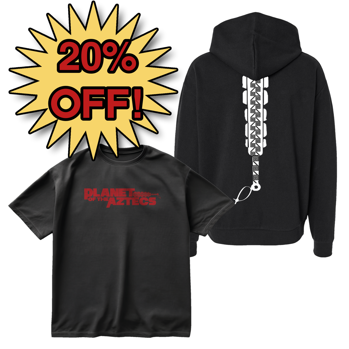 Planet Of The Aztecs - Hoodie & Tee Bundle