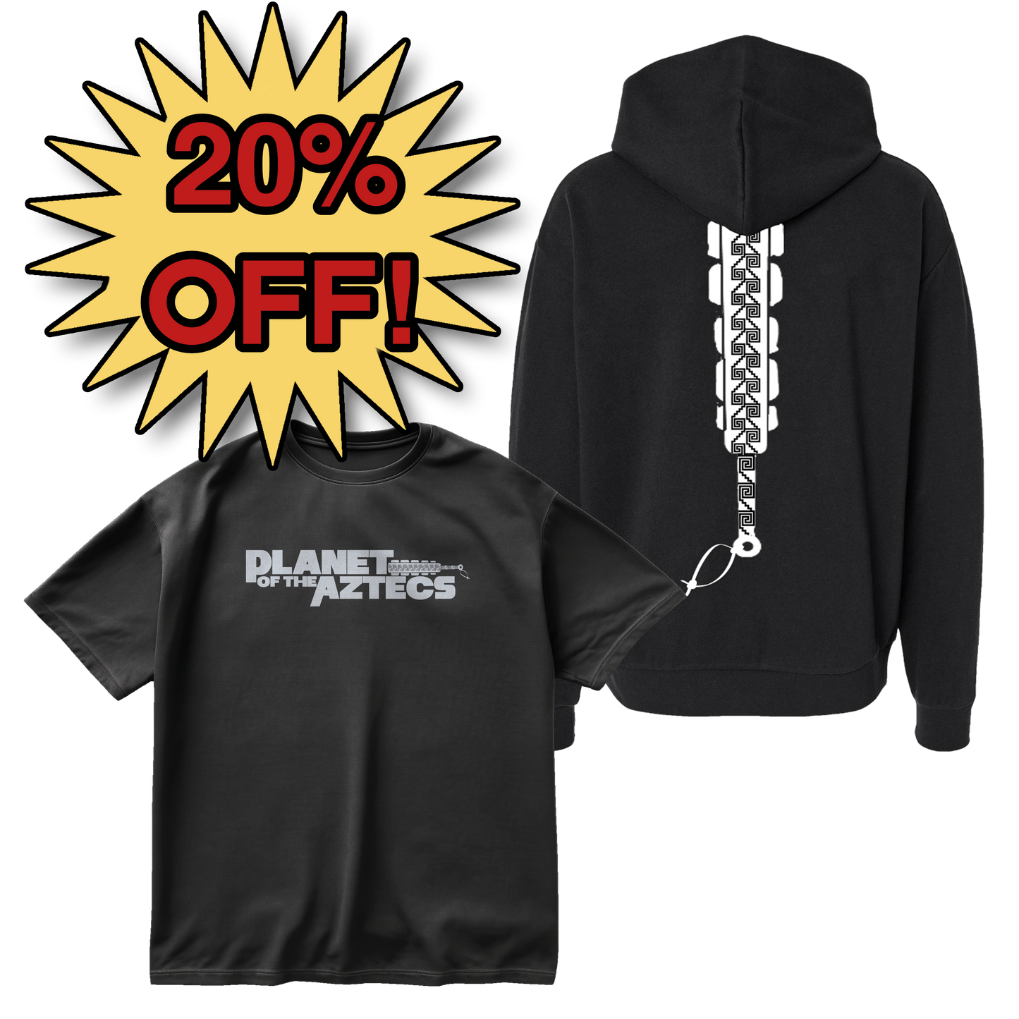 Planet Of The Aztecs - Hoodie & Tee Bundle