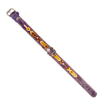Mexican Beaded Dog Collars – Handmade Leather