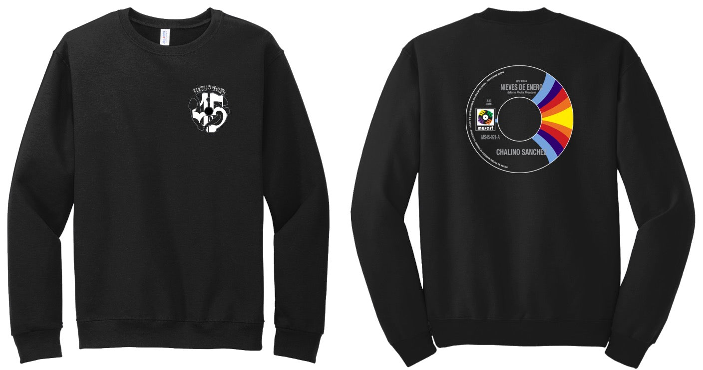 NIEVES DE ENERO - CHALINO - BLACK CREWNECK SWEATER